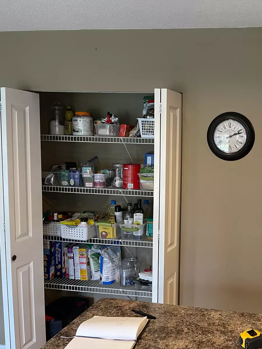 Kitchen pantry before kitchen renovation from City & Country Contracting