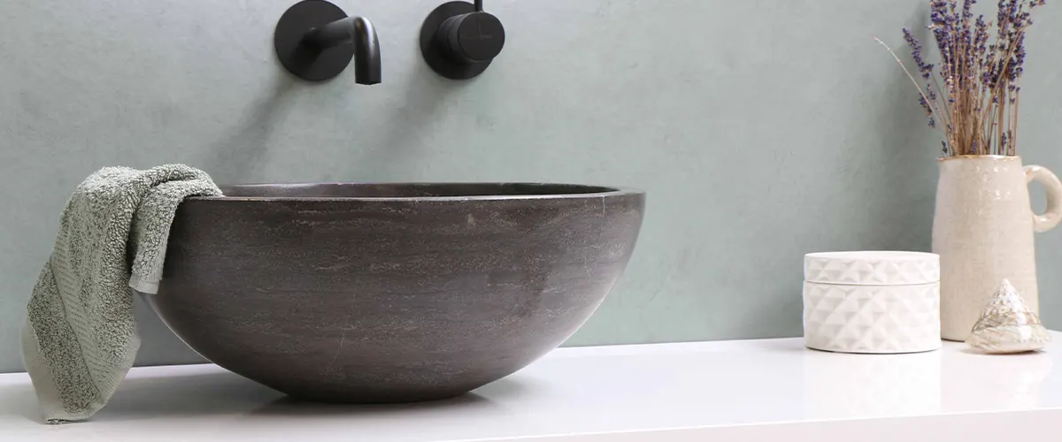 singe bowl stone sink